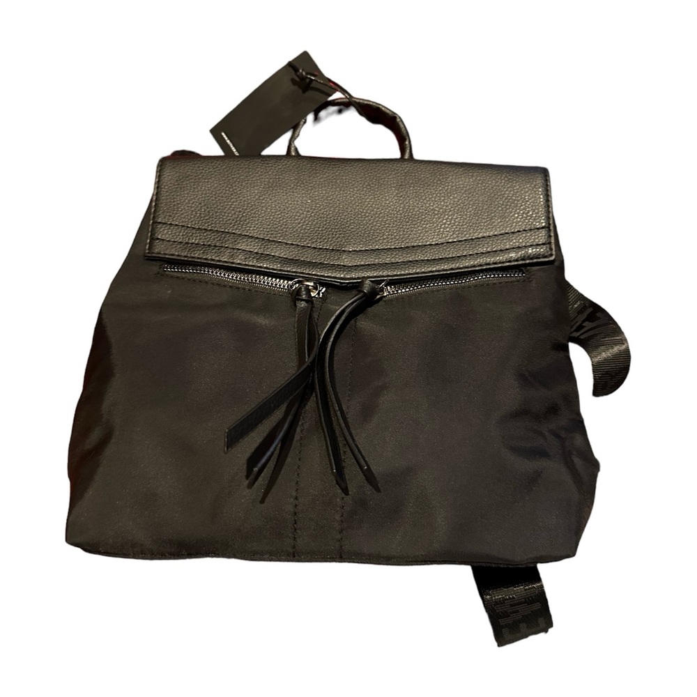 Botkier New York Trigger Black Bag Mini Backpack Black Nylon NWT